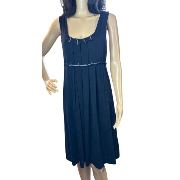 (5 for $25) Sophie Max Sleeveless Scoopneck Midi Dress in Black Size Size Small - Picture 1 of 10